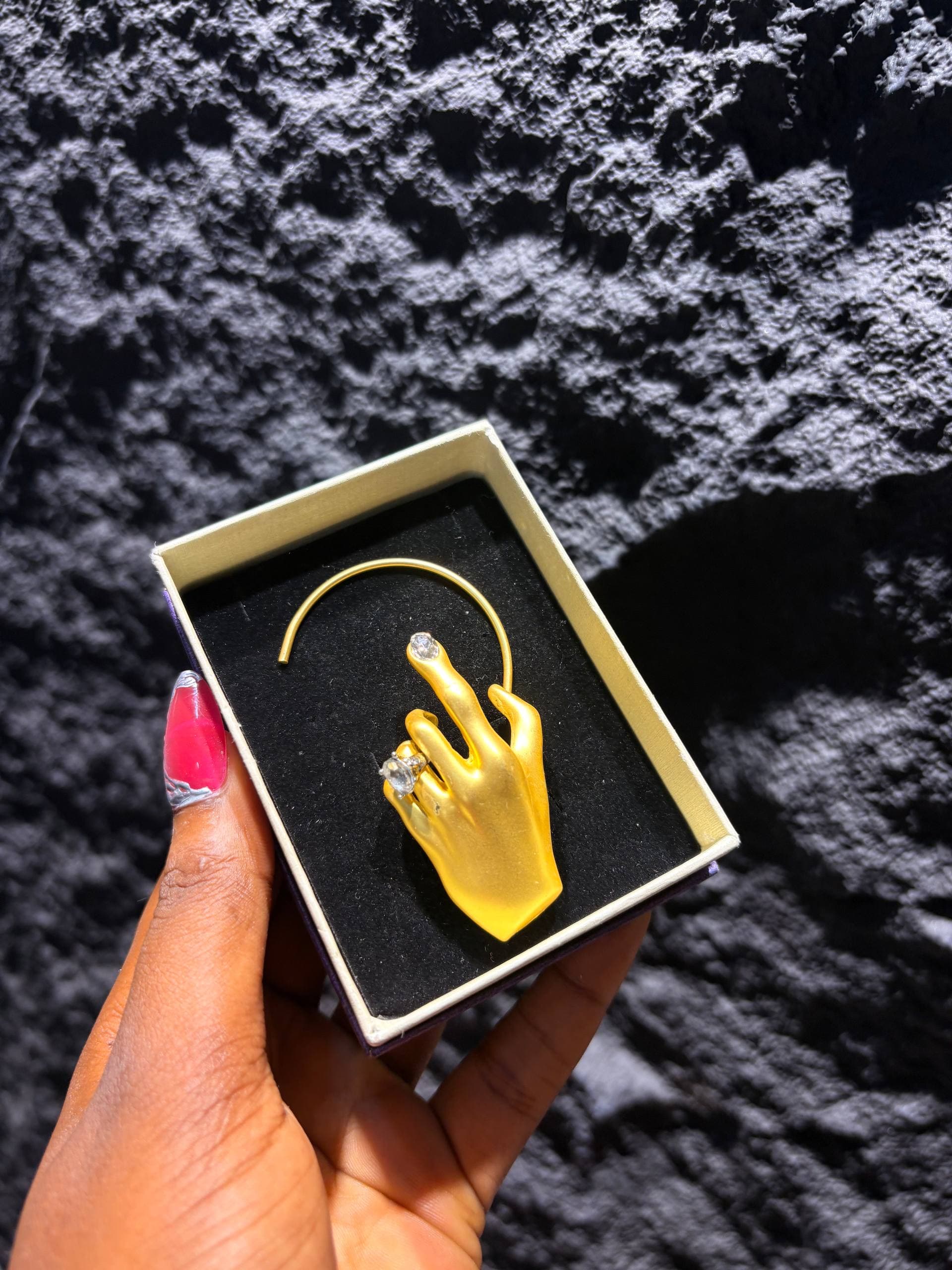 Statement Hand Cuff (Gold)